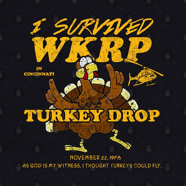 Vintage Wkrp Turkey Drop 1978 by SLAMDONUTS